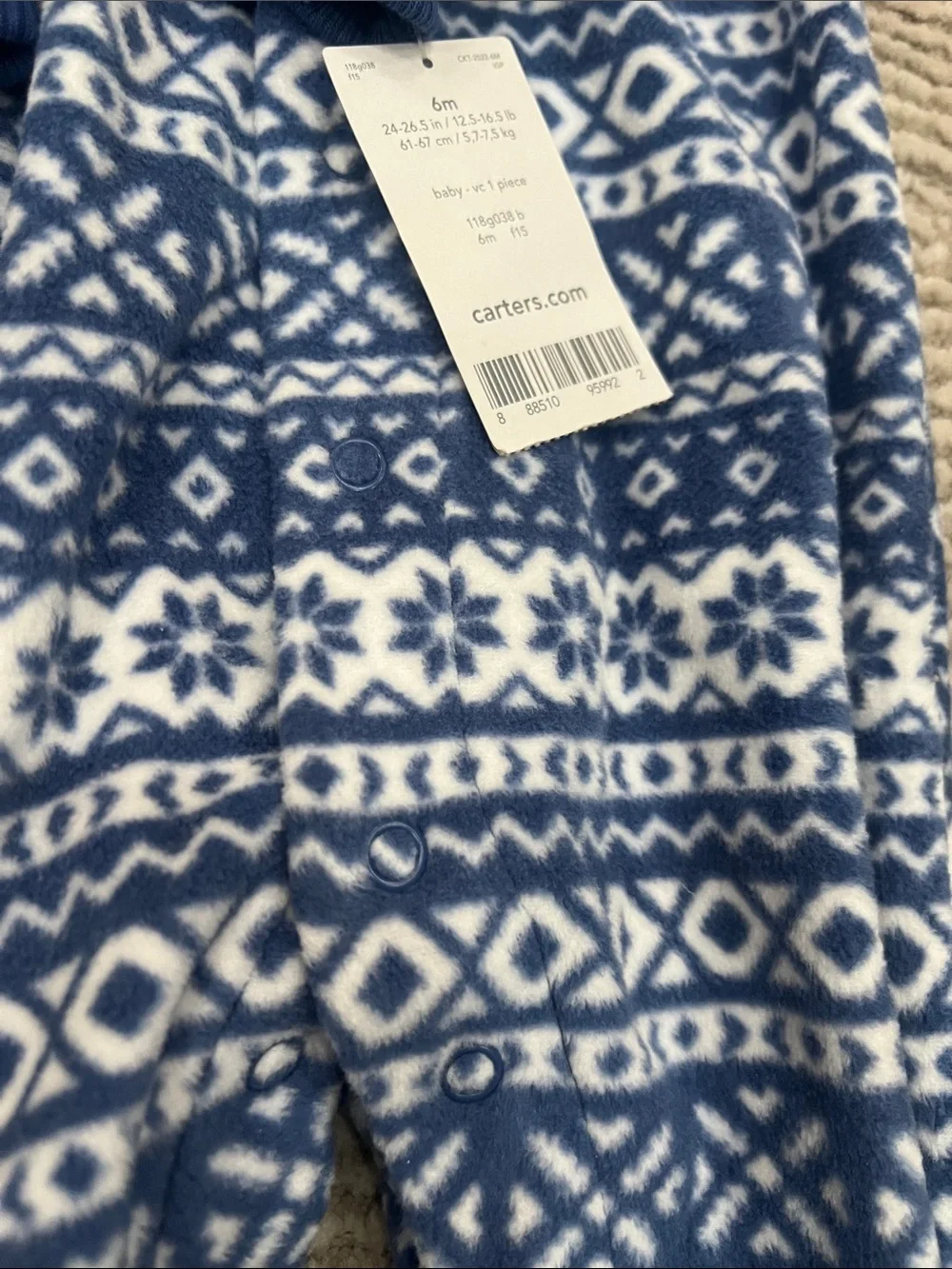 Carter's Baby 2 piece pajama set